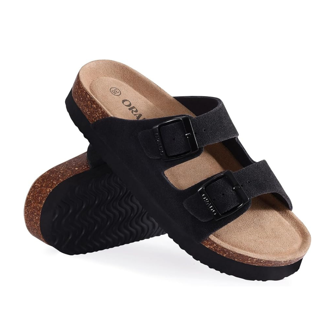 Double Buckle Orthopedic Sandals