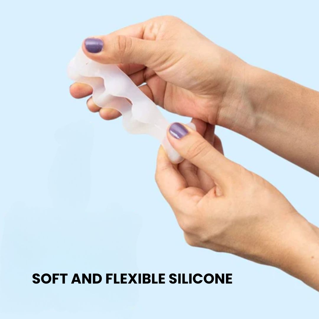 Comfortable Silicone Toe Separator
