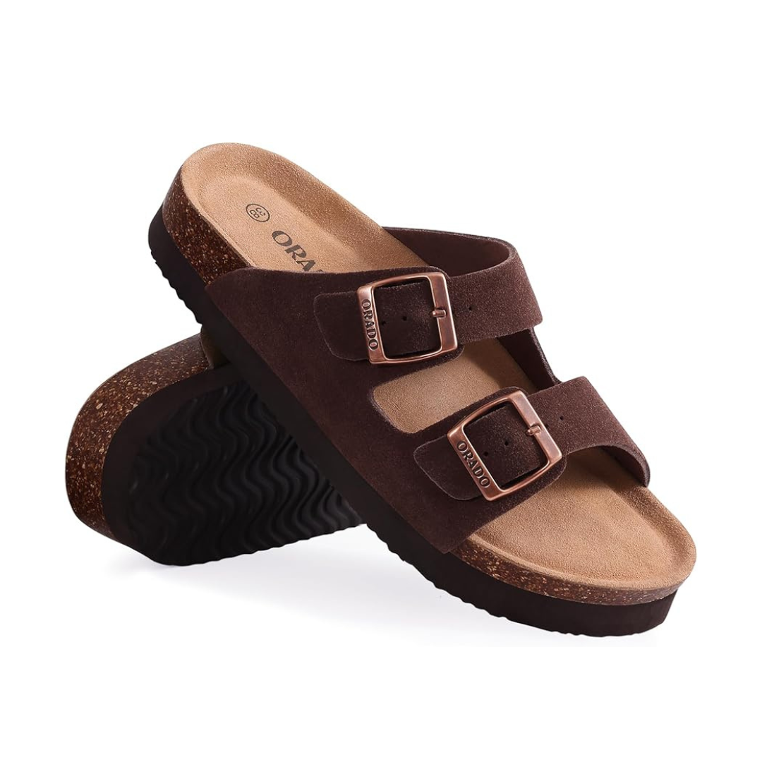 Double Buckle Orthopedic Sandals