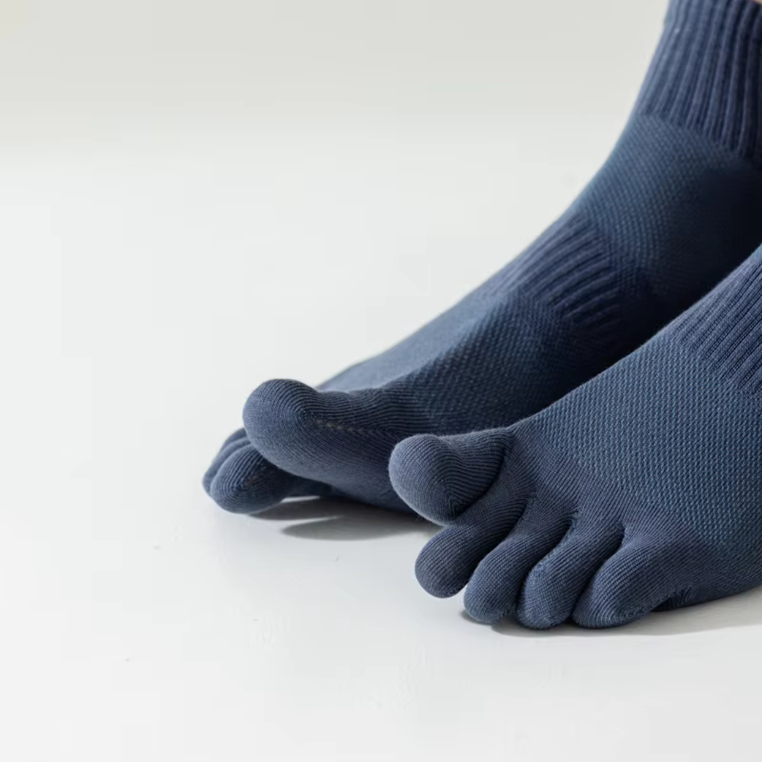 Five-Toe Cotton Socks (One Size Fits All)