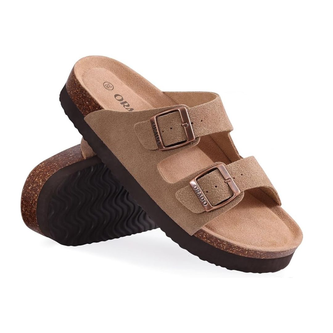 Double Buckle Orthopedic Sandals