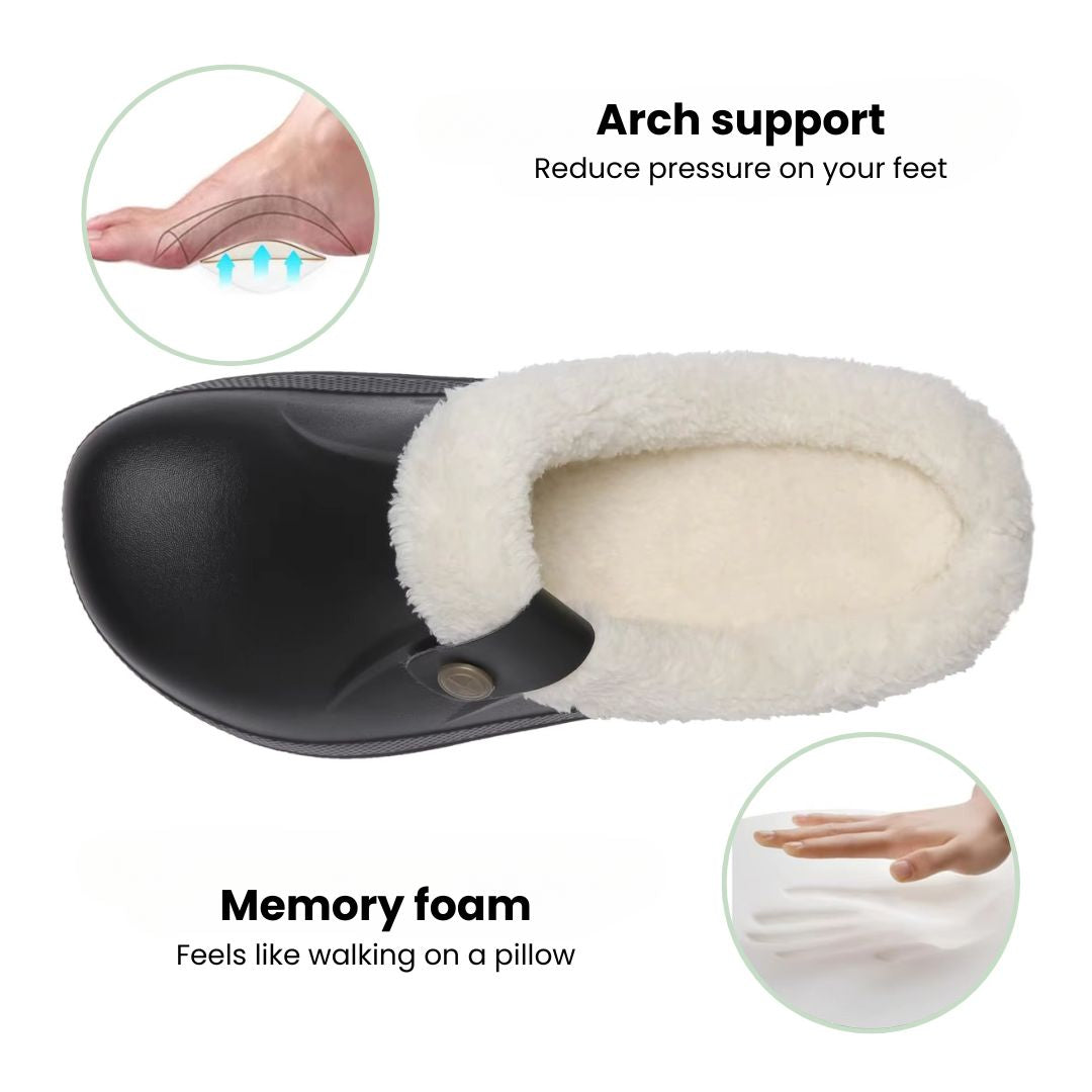 Cozy and Warm Lined Clogs