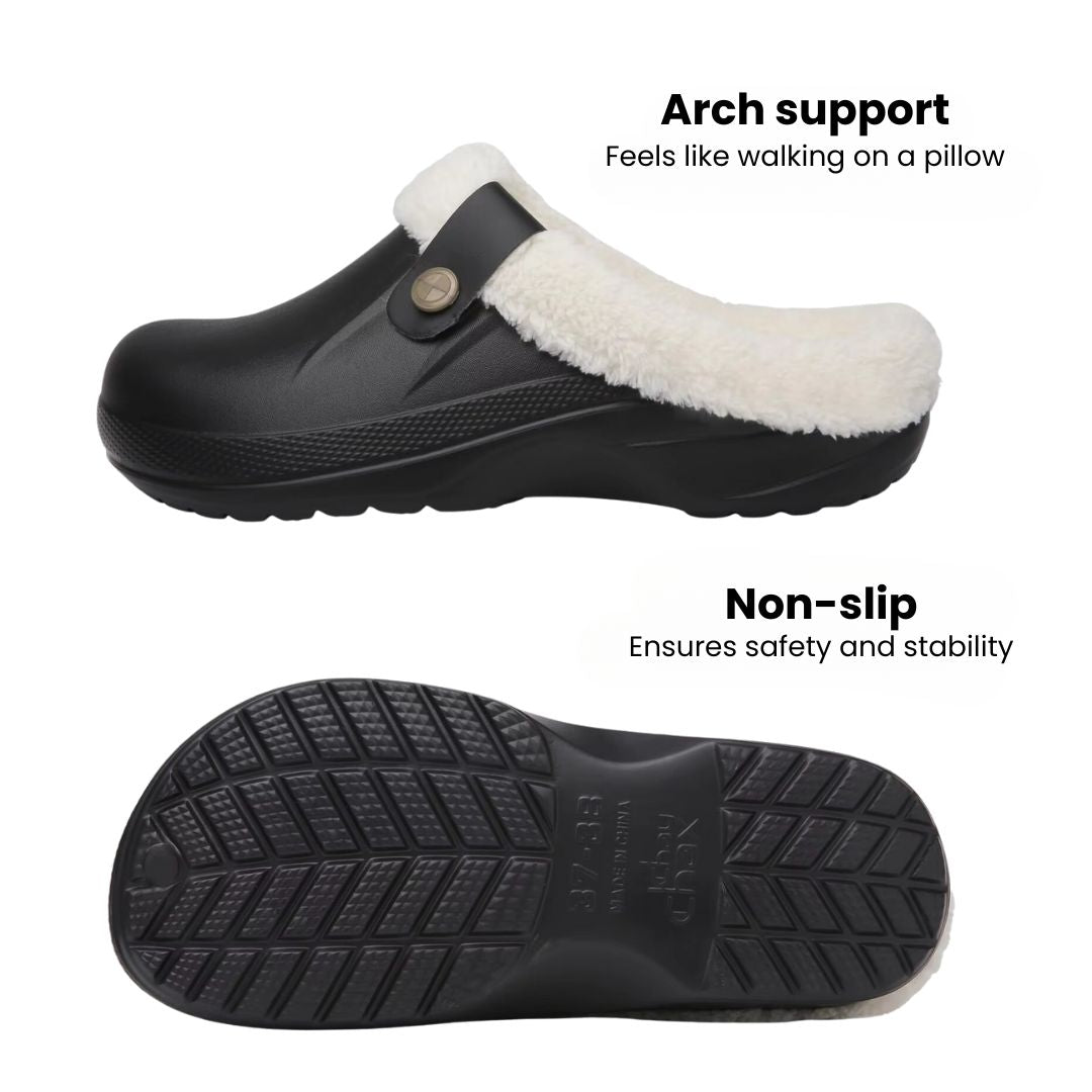 Cozy and Warm Lined Clogs