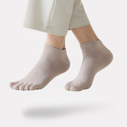 Five-Toe Cotton Socks (One Size Fits All)
